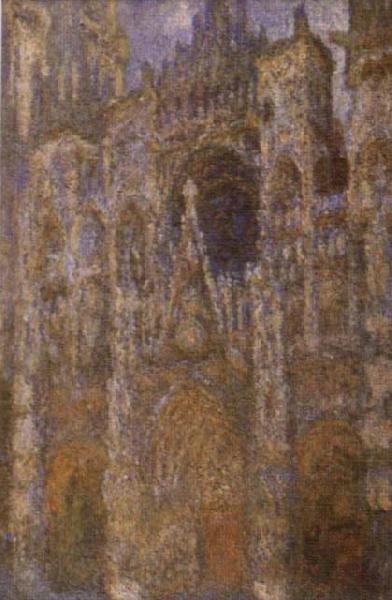 Rouen Cathedral in the morning, Claude Monet